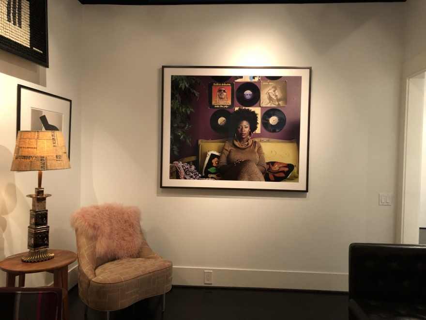 View of The Art of Music, curated by Barbara Levine and Paige Ramey for Cherryhurst House, 2020. Photo by Jonathan Blaustein.