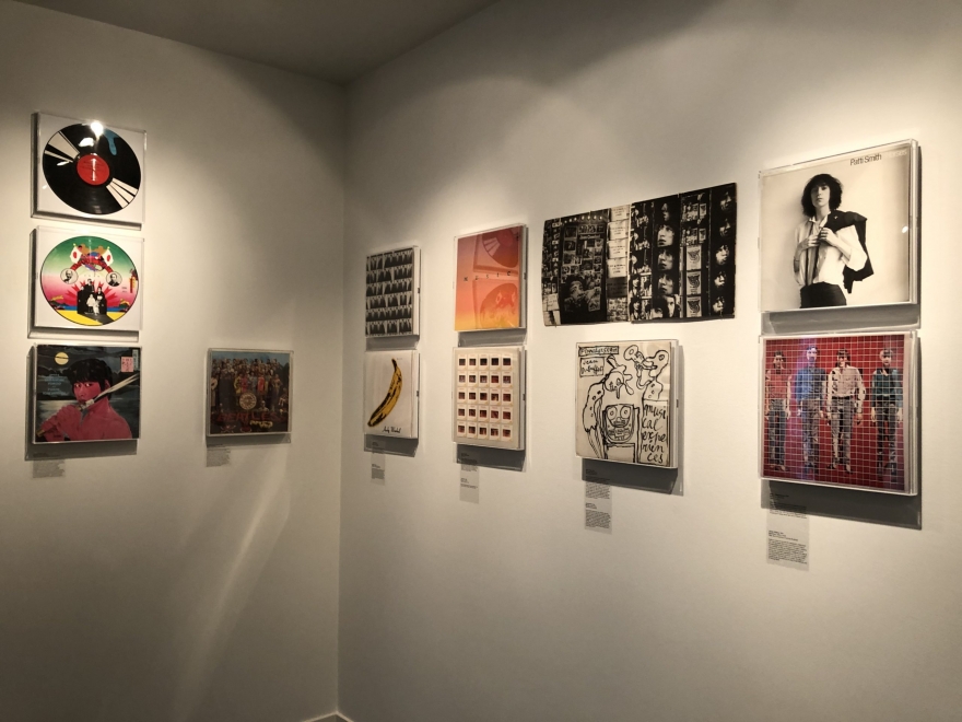 View of The Art of Music, curated by Barbara Levine and Paige Ramey for Cherryhurst House, 2020. Photo by Jonathan Blaustein.